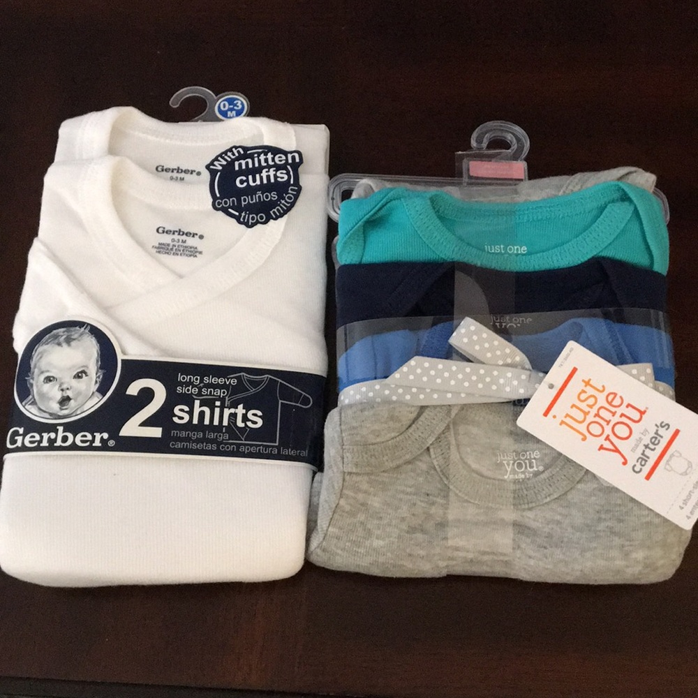 Baby onesies and shirts bundle